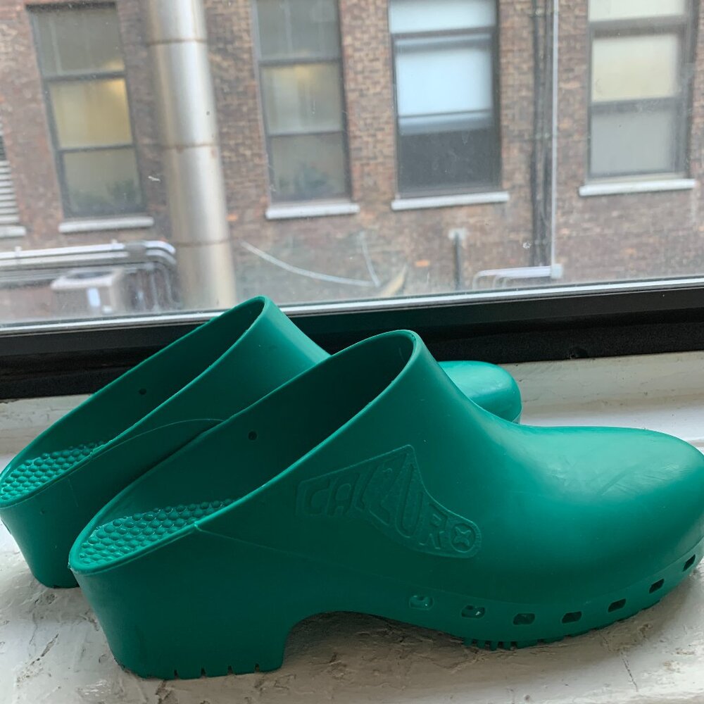 Calzuro Clogs w/o holes Green 39/40
